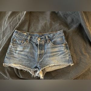 Levis denim shorts